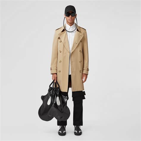 trench cuir homme burberry|burberry kensington trench coats.